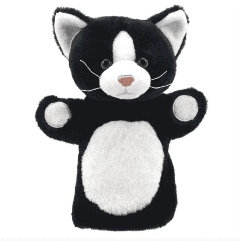 Animal Puppet Buddies:Cat (Black & White) Puppet