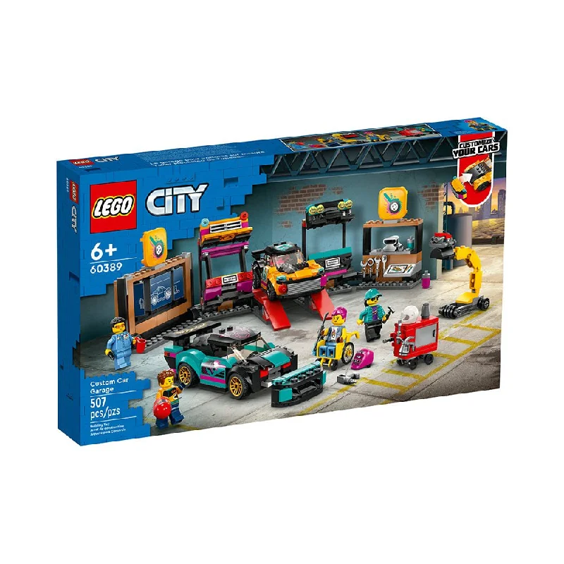 LEGO City Custom Car Garage 60389 Building Toy Set (507 Pieces)