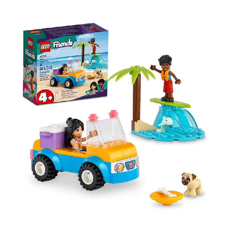 LEGO Friends Beach Buggy Fun 41725 Building Toy Set (61 Pieces)