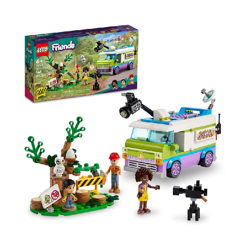 LEGO Friends Newsroom Van 41749 Building Toy Set (446 Pieces)