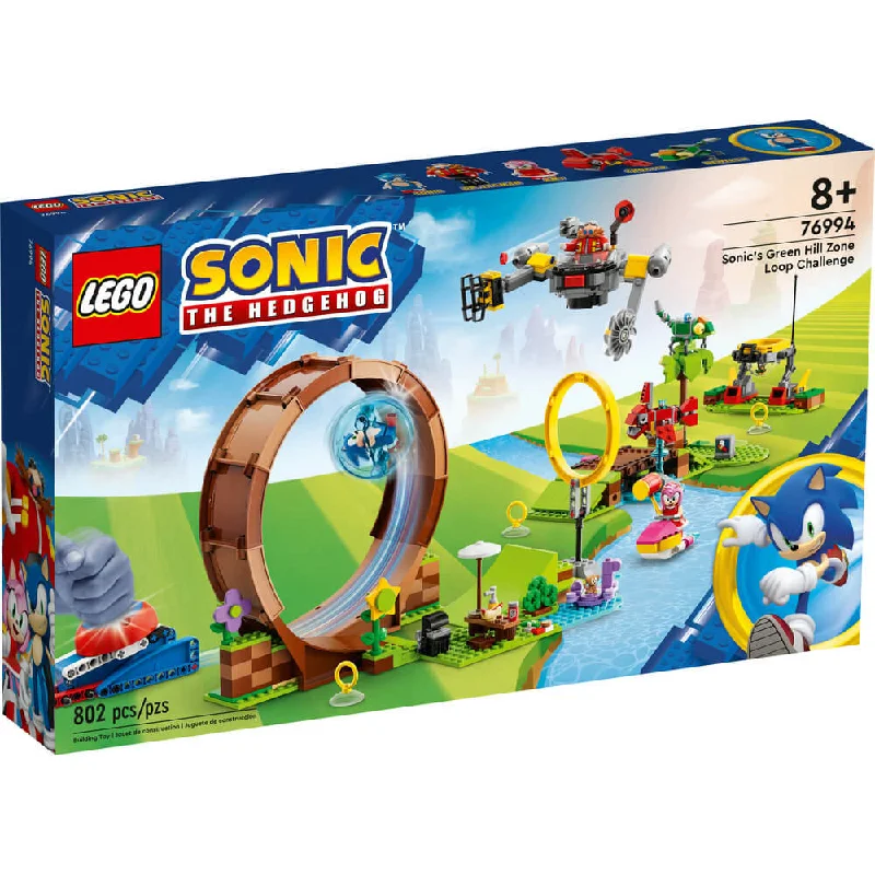 LEGO® Sonic the Hedgehog™ Sonic’s Green Hill Zone Loop Challenge 76994 (802 Pieces)