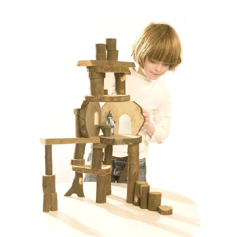 tree blocks small building set
